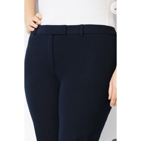 Talbots Curvy Fit Refined Bi-Stretch Barely Boot Dress Pants Black Womens 18 NWT - Picture 12 of 15